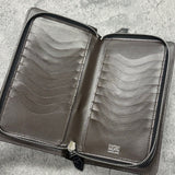 ポロサスのダブルファスナー長財布