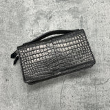 ポロサスのダブルファスナー長財布
