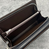 ポロサスのダブルファスナー長財布