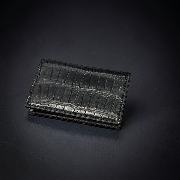 クロコダイル カード入れ (名刺入れ) ワニ革 本革 メンズ レディース