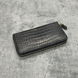 ゴールド金具を使用したポロサスの長財布