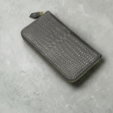 ゴールド金具を使用したポロサスの長財布