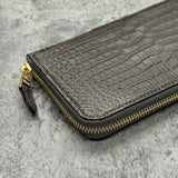 ゴールド金具を使用したポロサスの長財布