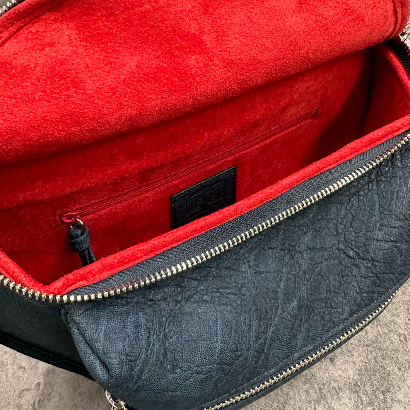 ✨激レア✨ エルゴポック ボディバッグ 2way 編み込み イントレチャート 紺 エレファント ボディバッグ BB-Ⅱ - INDIGO/インディゴ – Le'sac