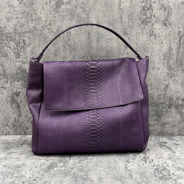 パイソン トートバッグ BRANCHE - PURPLE/パープル