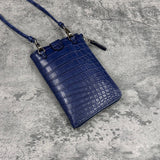 クロコダイル スマホショルダー CAPRI - DENIM/デニム