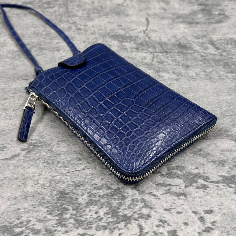 クロコダイル スマホショルダー CAPRI - DENIM/デニム