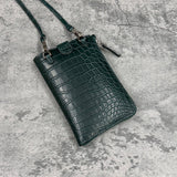 クロコダイル スマホショルダー CAPRI - GREEN/グリーン