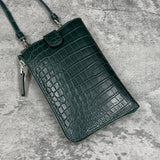 クロコダイル スマホショルダー CAPRI - GREEN/グリーン