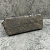 金箔付き蛇革トートバッグ