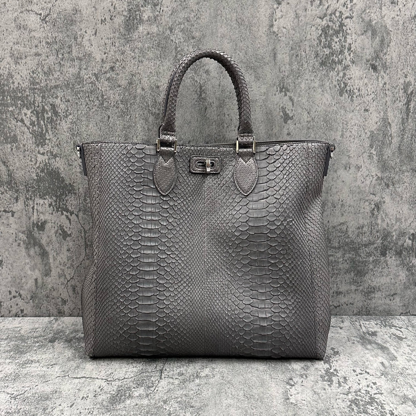 新品 数量限定 オリジナル セルフスタンド バッグ パイソングレー 新品 数量限定 オリジナル セルフスタンド バッグ パイソングレー