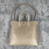 クロコダイル トートバッグ CALON - BEIGE/ベージュ