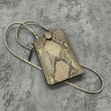 パイソンのスマホショルダー