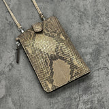 パイソンのスマホショルダー