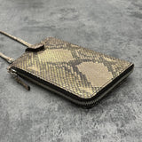 パイソンのスマホショルダー