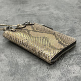 パイソンのスマホショルダー