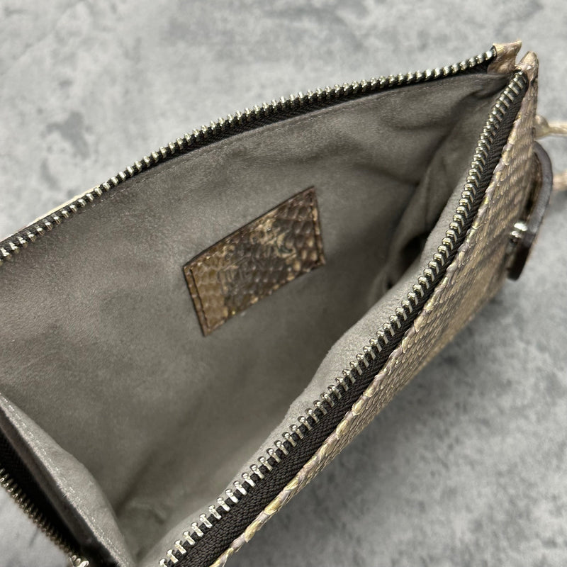 パイソンのスマホショルダー