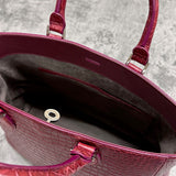 クロコダイル トートバッグ CALON - BORDEAUX/ボルドー