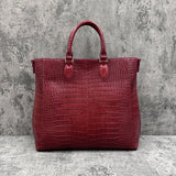 クロコダイル トートバッグ CALON - BORDEAUX/ボルドー