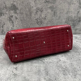 クロコダイル トートバッグ CALON - BORDEAUX/ボルドー