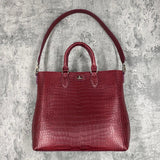 クロコダイル トートバッグ CALON - BORDEAUX/ボルドー