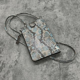 パイソンのスマホショルダー