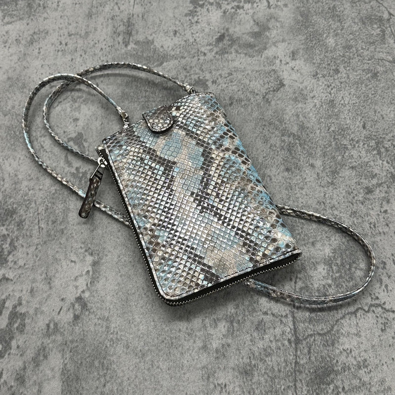 パイソンのスマホショルダー