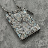 パイソンのスマホショルダー