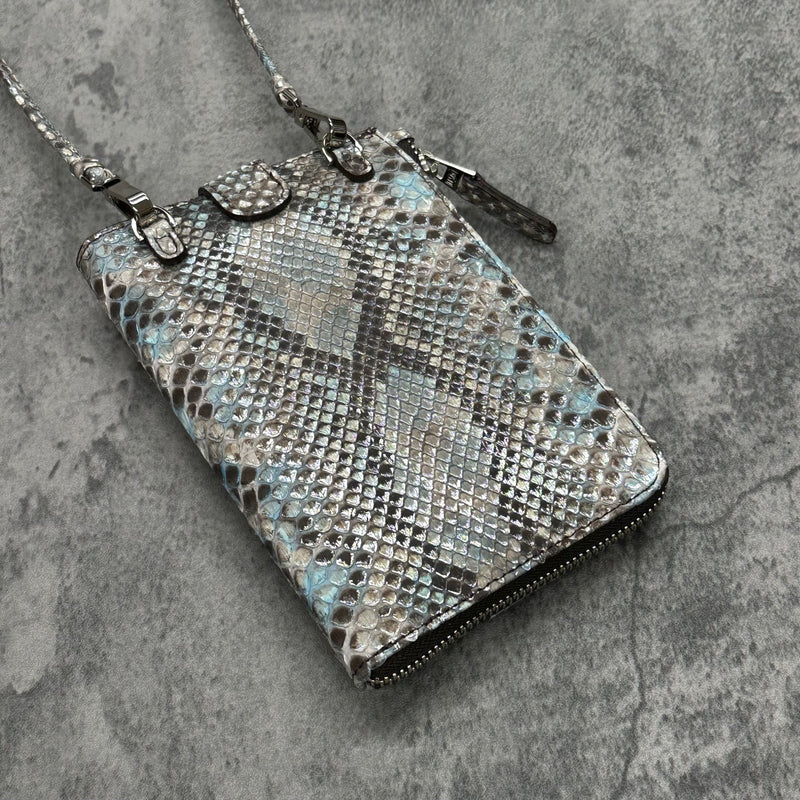 パイソンのスマホショルダー