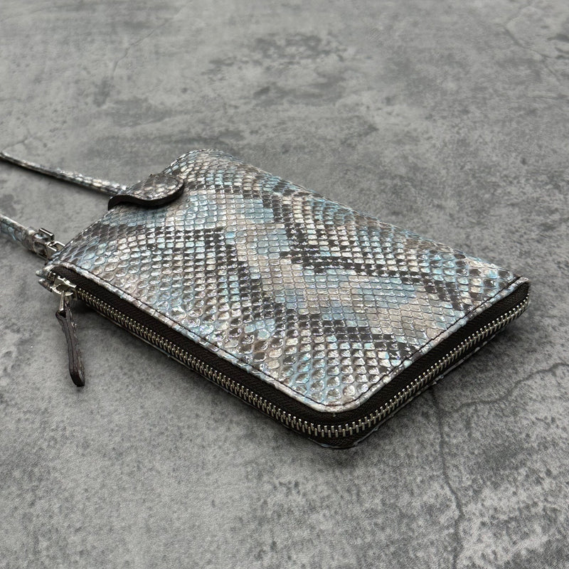 パイソンのスマホショルダー