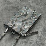 パイソンのスマホショルダー