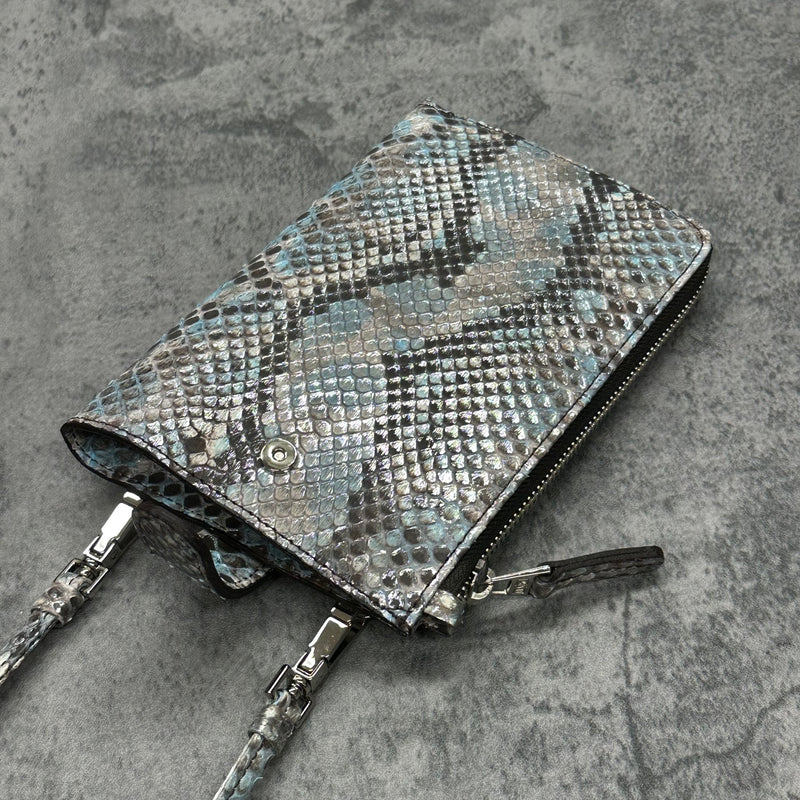 パイソンのスマホショルダー