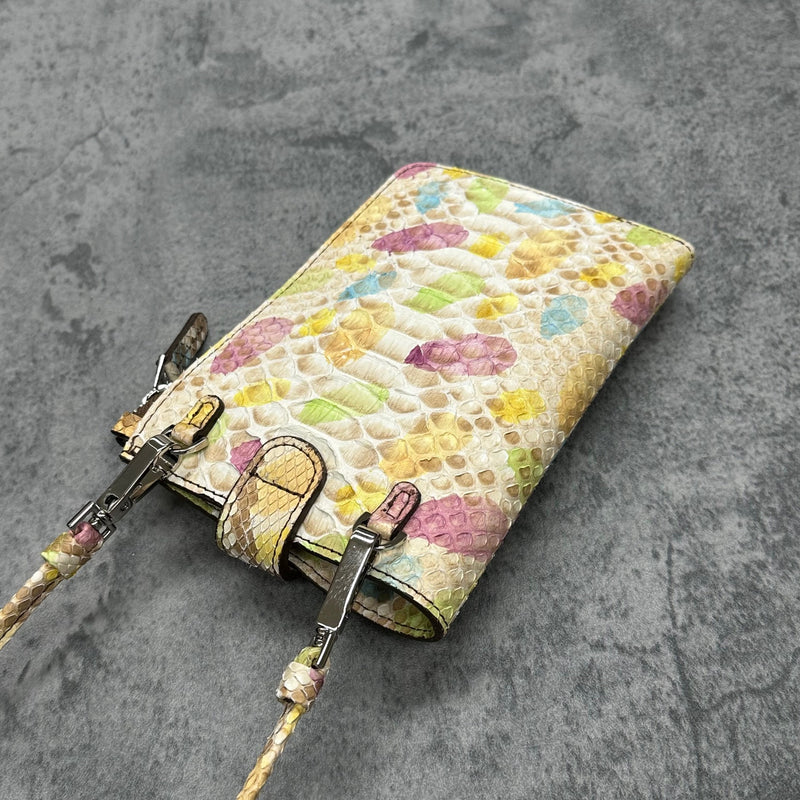 パイソンのスマホショルダー