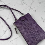 パイソンのスマホショルダー