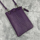 パイソンのスマホショルダー