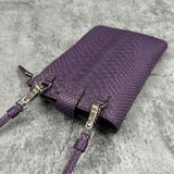 パイソンのスマホショルダー