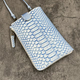 パイソンのスマホショルダー