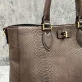 パイソンのトートバッグ