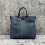 パイソンのトートバッグ