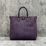 パイソンのトートバッグ