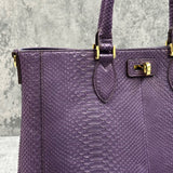 パイソンのトートバッグ