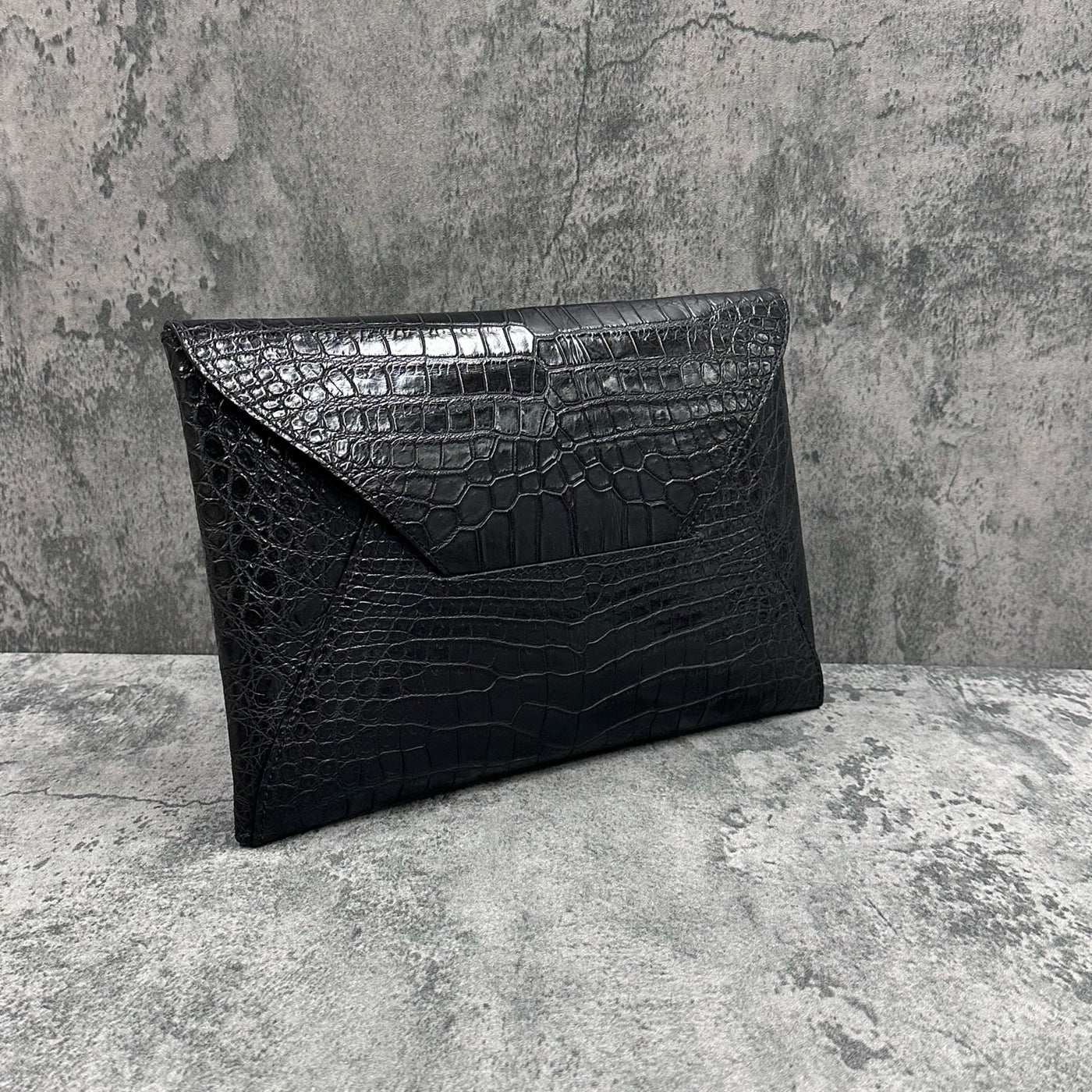 クロコダイル クラッチバッグ CHIC - BLACK/ブラック – Le'sac