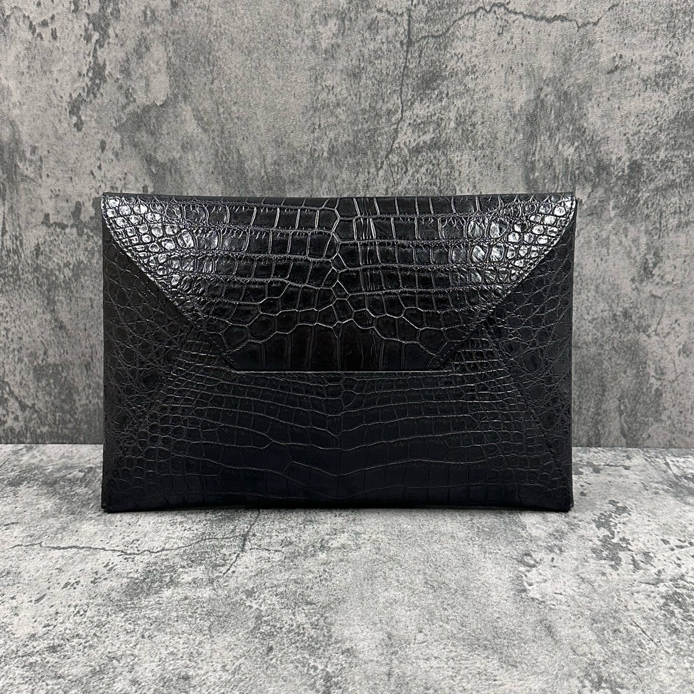 クロコダイル クラッチバッグ CHIC - BLACK/ブラック – Le'sac