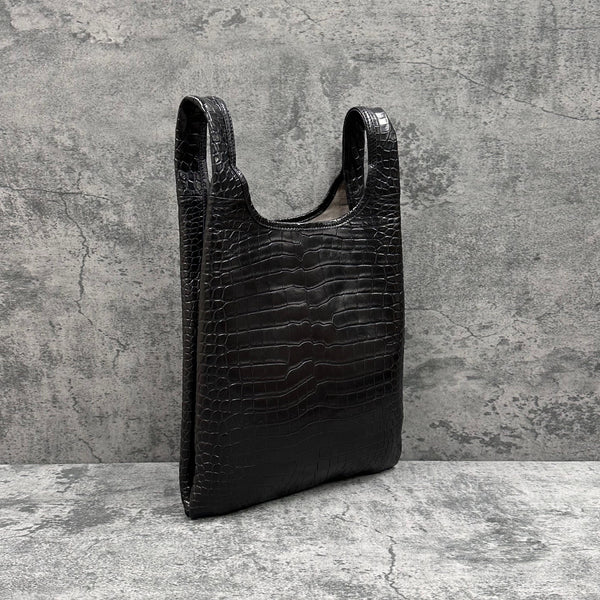 クロコダイル トートバッグ COLOGY-S - BLACK/ブラック