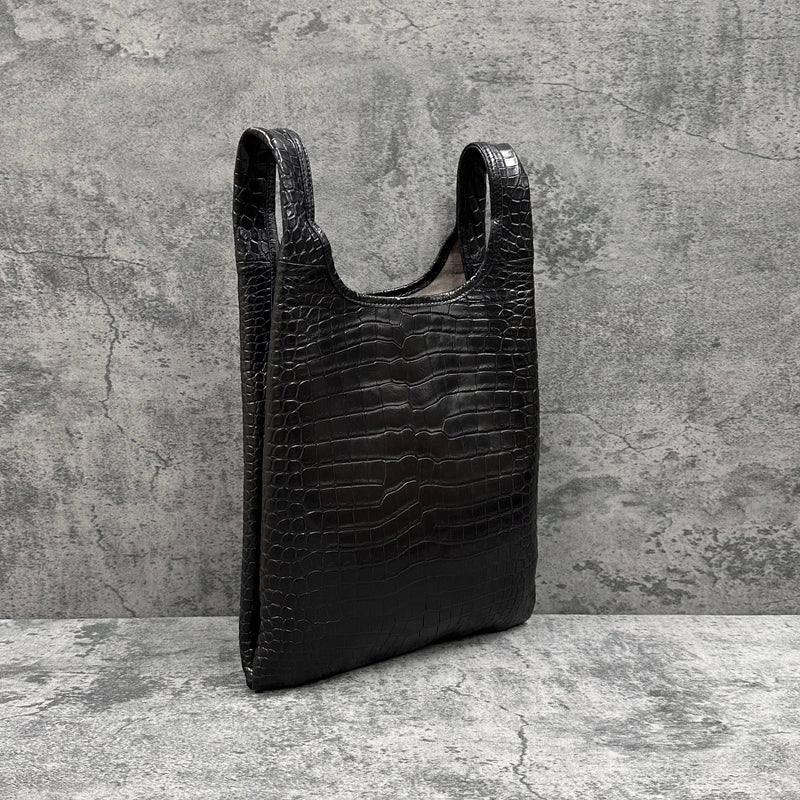 クロコダイル トートバッグ COLOGY-S - BLACK/ブラック