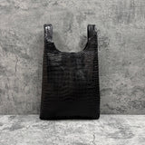 クロコダイル トートバッグ COLOGY-S - BLACK/ブラック