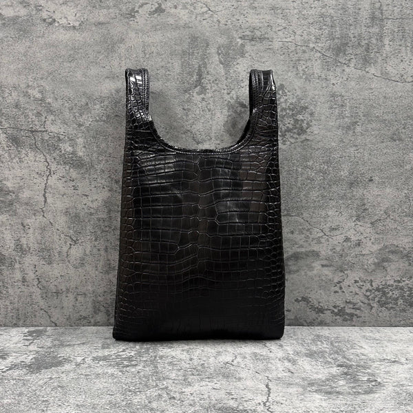 クロコダイル トートバッグ COLOGY-S - BLACK/ブラック
