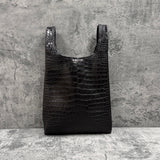 クロコダイル トートバッグ COLOGY-S - BLACK/ブラック