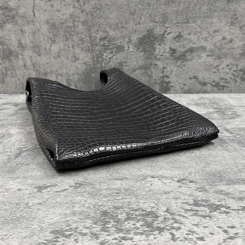 クロコダイル トートバッグ COLOGY-S - BLACK/ブラック