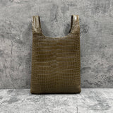 クロコダイル トートバッグ COLOGY-S - KHAKI/カーキ